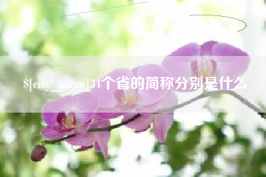 合肥34个省的简称分别是什么