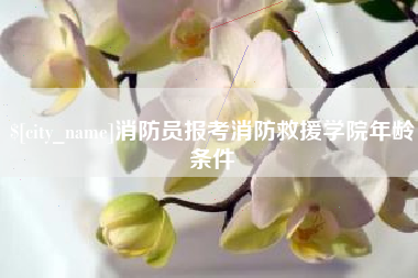 合肥消防员报考消防救援学院年龄条件