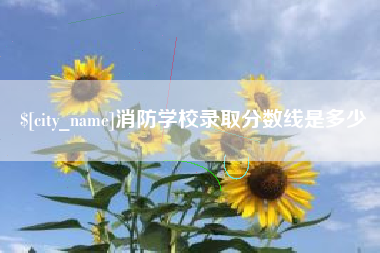 合肥消防学校录取分数线是多少