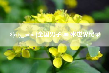 合肥全国男子5000米世界纪录
