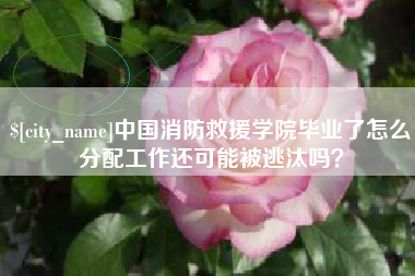 合肥中国消防救援学院毕业了怎么分配工作还可能被逃汰吗？