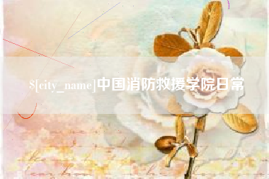 合肥中国消防救援学院日常