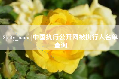 合肥中国执行公开网被执行人名单查询