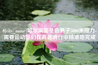 合肥哈尔滨亚冬会男子5000米接力-需要运动员们在高速滑行中精准地完成