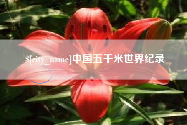 合肥中国五千米世界纪录