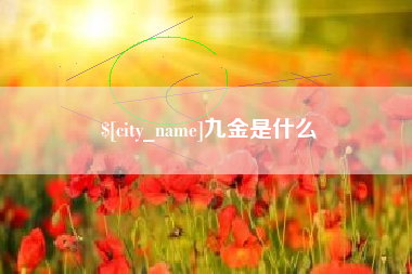 合肥九金是什么