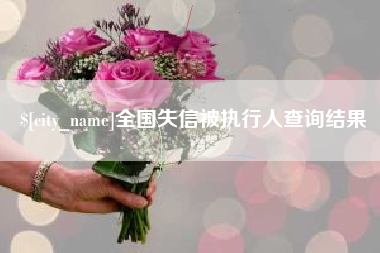 合肥全国失信被执行人查询结果