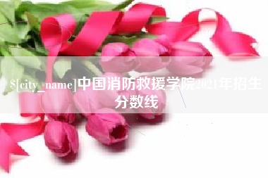 合肥中国消防救援学院2021年招生分数线