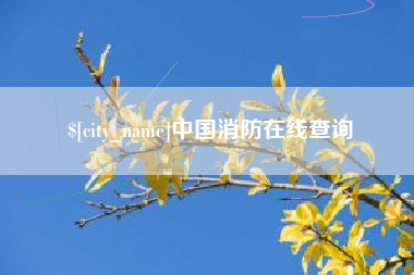 合肥中国消防在线查询