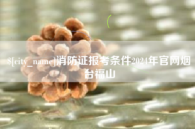 合肥消防证报考条件2024年官网烟台福山